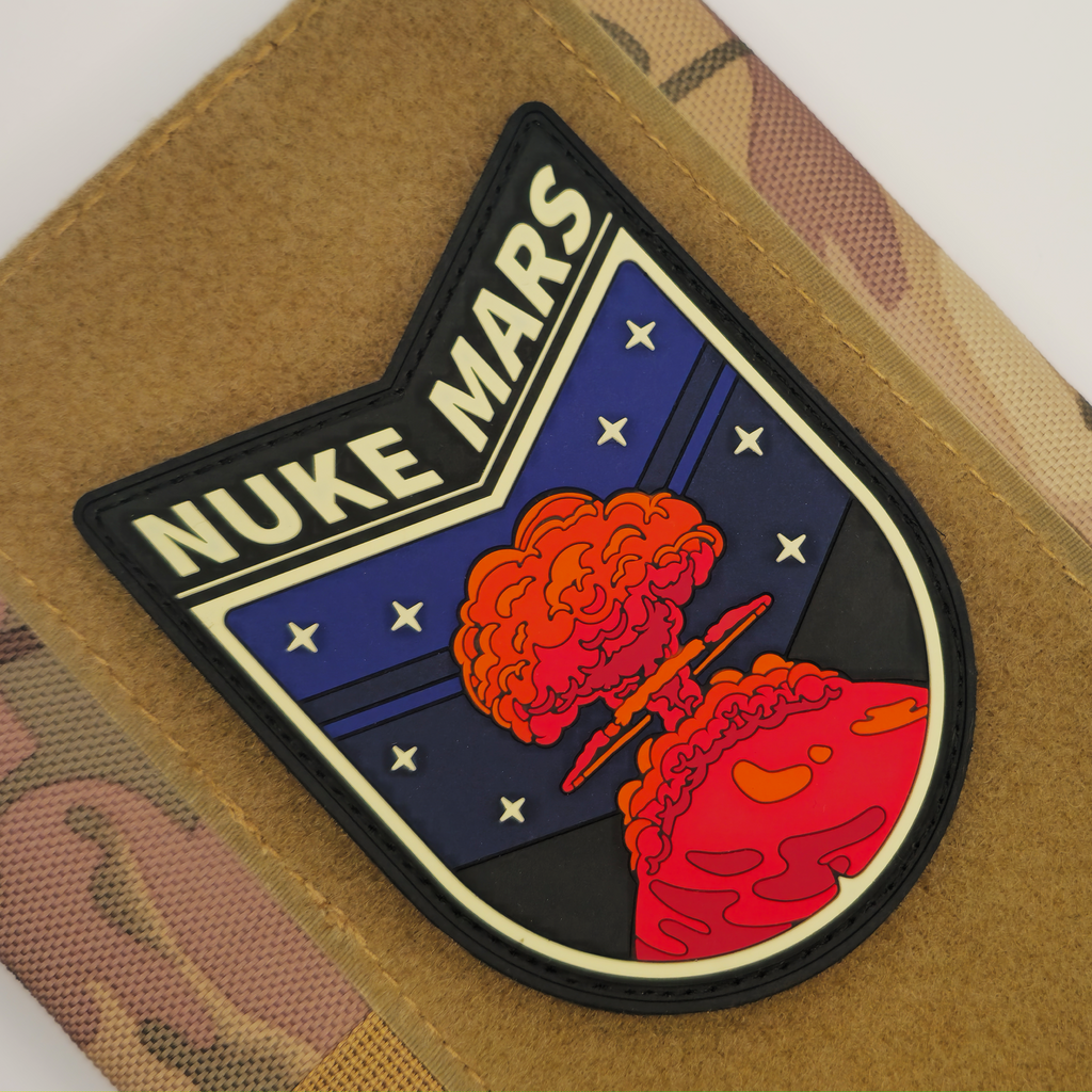 Nuke Mars Patch - PVC - Hook and Loop